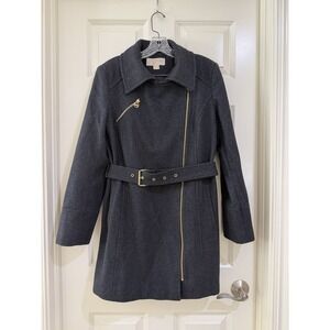 michael kors women wool blend overcoat size 10